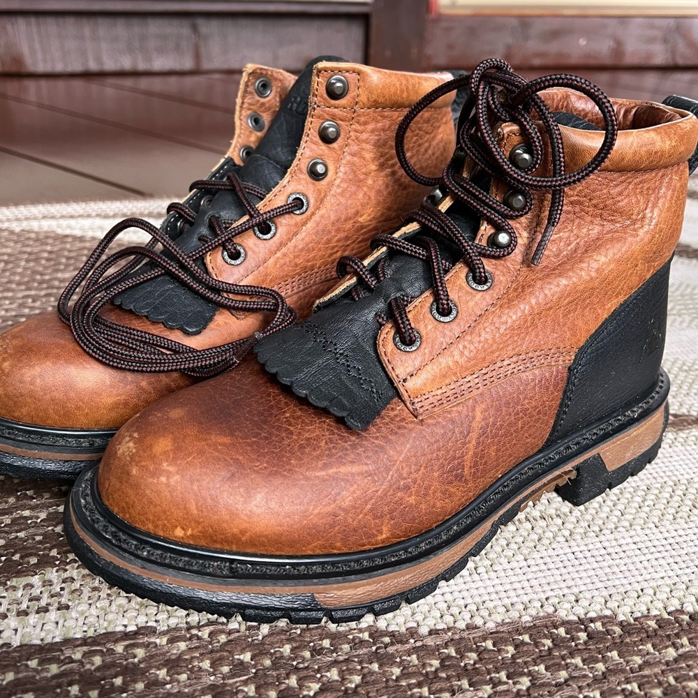 ROCKY Brown and Black Women’s Leather Hiking Boots